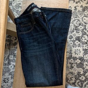 Dark Wash Straight Leg Jeans - Men